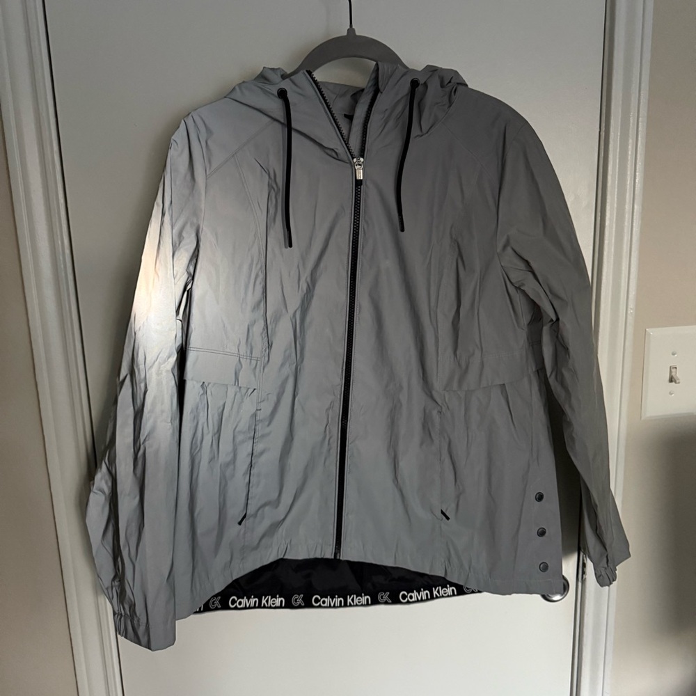 Calvin Klein Silver Reflective Performance Jacket - image 1